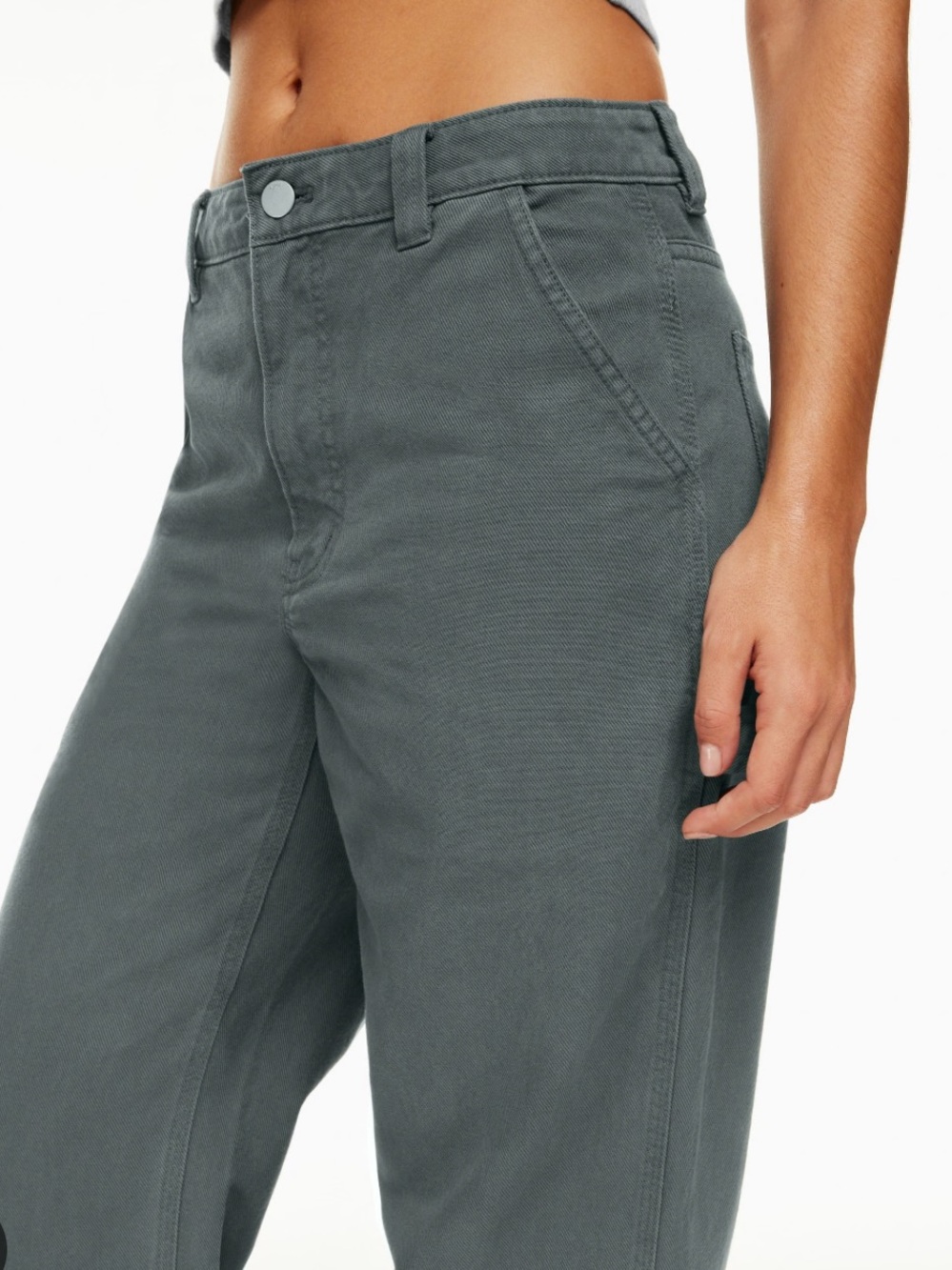 TNA Greenwich Cargo Pants in Dark Grey (Size 12) - Picture 5 of 7